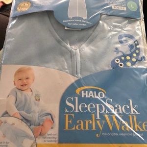 Halo Sleep Sack Early Walker 12-18M L Blue NEW